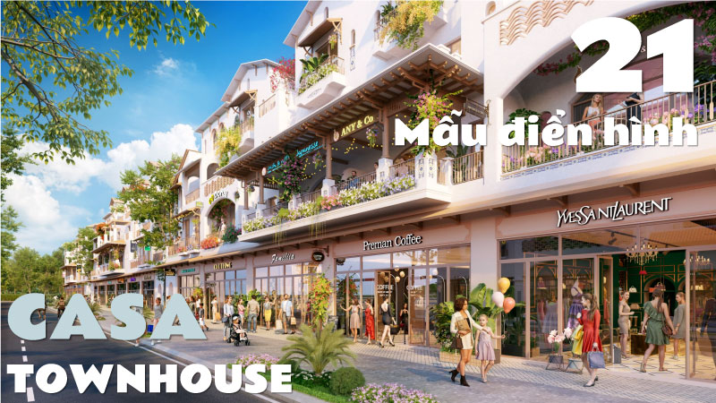 Phối cảnh nhà mẫu Casa Townhouse