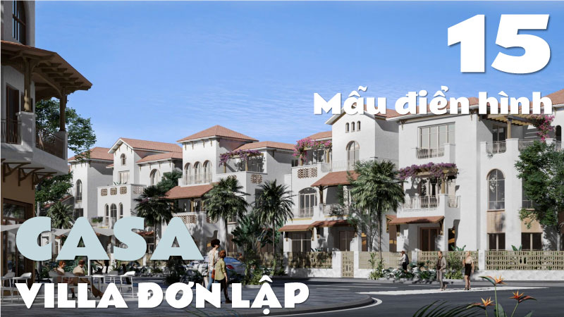 Nhà mẫu casa villa đơn lập