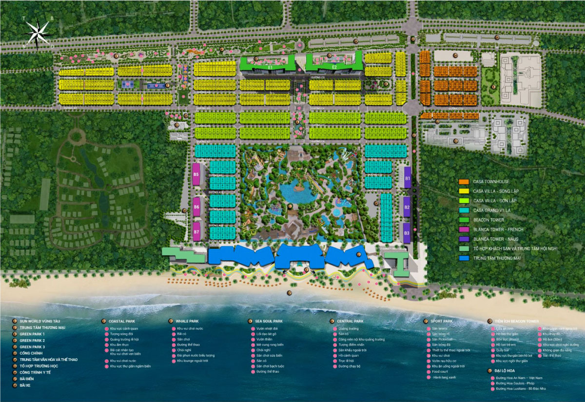 TỔNG THỂ MẶT BẰNG BLANCA CITY