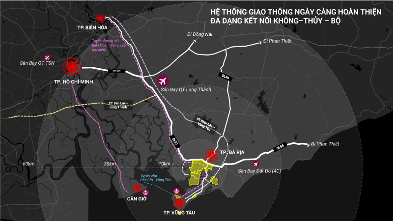 Từ vị trí Blanca City, cư dân dễ dàng kết nối nhờ mạng lưới giao thông, hạ tầng thuận tiện